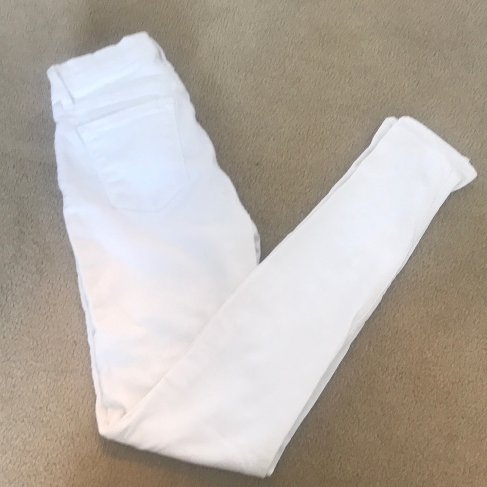 J Brand Maria high rise in white